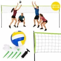 Fileu portabil pentru volei cu cadru, 600 x 242 cm, MultiGarden VS-5.7X2.3
