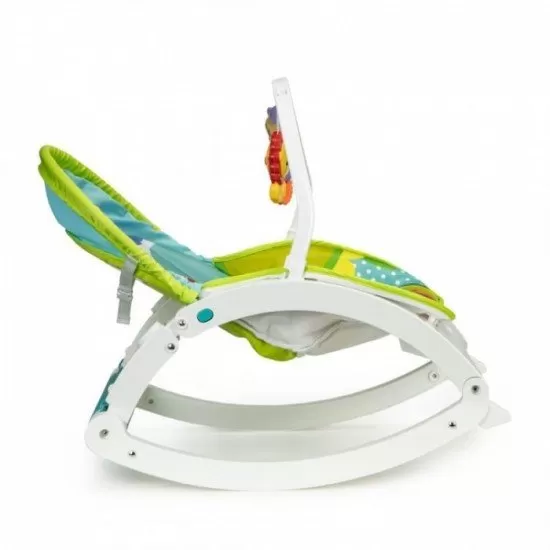 Fotoliu balansoar 3 in 1 cu vibratii Ecotoys - Jungla Fotoliu balansoar 3 in 1 cu vibratii Ecotoys - Jungla