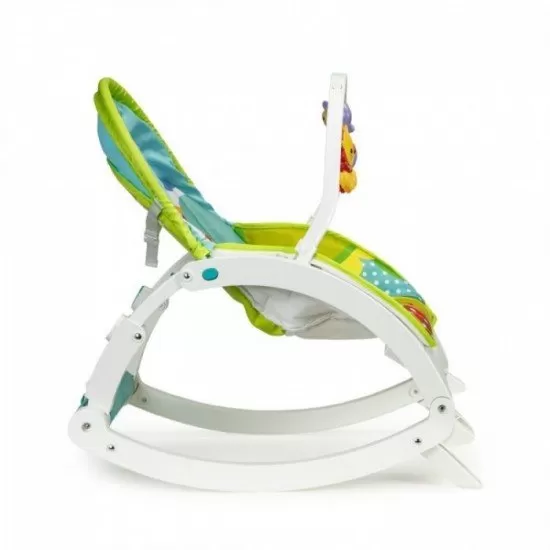 Fotoliu balansoar 3 in 1 cu vibratii Ecotoys - Jungla Fotoliu balansoar 3 in 1 cu vibratii Ecotoys - Jungla