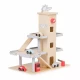 Garaj tip parcare, din lemn, pentru masinute cu lift si masinute Ecotoys Garaj tip parcare, din lemn, pentru masinute cu lift si masinute Ecotoys