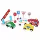 Garaj tip pista pentru masinute cu lift si masinute Ecotoys Garaj tip pista pentru masinute cu lift si masinute Ecotoys
