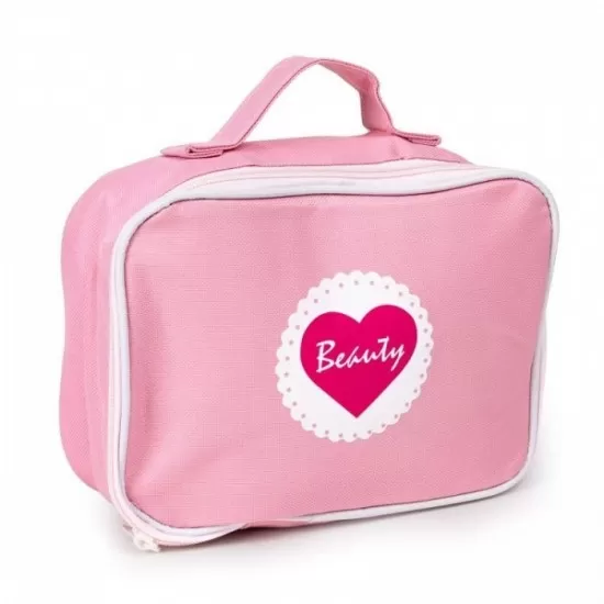 Gentuta de make-up cu 10 elemente din lemn Ecotoys Gentuta de make-up cu 10 elemente din lemn Ecotoys