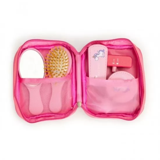 Gentuta de make-up cu 6 elemente din lemn Ecotoys PH10C001 Gentuta de make-up cu 6 elemente din lemn Ecotoys PH10C001