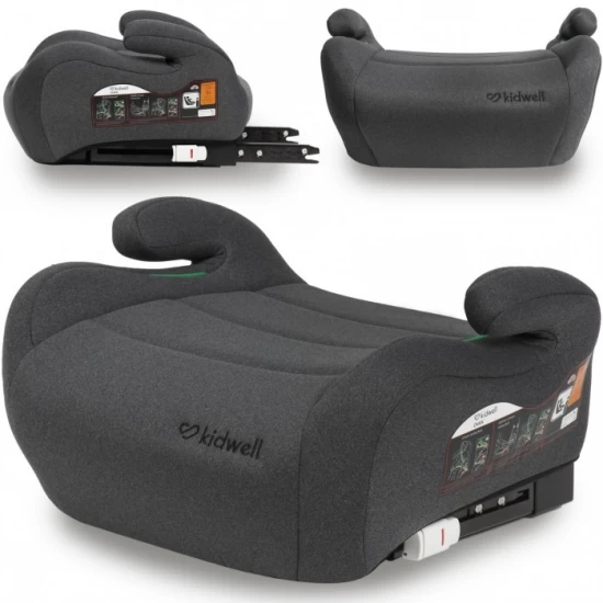 Inaltator auto 125-150 cm cu Isofix Kidwell Ovan - Gray Inaltator auto 125-150 cm cu Isofix Kidwell Ovan - Gray