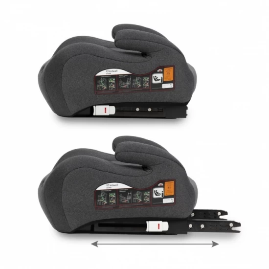 Inaltator auto 125-150 cm cu Isofix Kidwell Ovan - Gray Inaltator auto 125-150 cm cu Isofix Kidwell Ovan - Gray