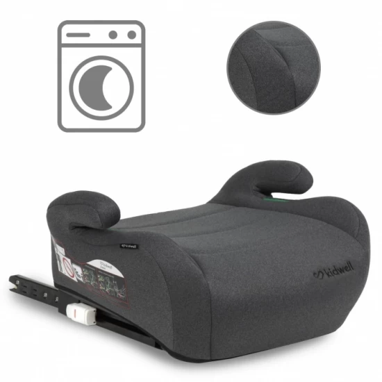 Inaltator auto 125-150 cm cu Isofix Kidwell Ovan - Gray Inaltator auto 125-150 cm cu Isofix Kidwell Ovan - Gray