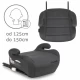 Inaltator auto 125-150 cm cu Isofix Kidwell Ovan - Gray Inaltator auto 125-150 cm cu Isofix Kidwell Ovan - Gray