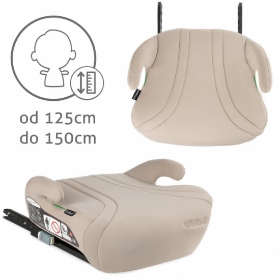 Inaltator auto cu Isofix pentru copii 125-150 cm Kidwell Bono - Beige