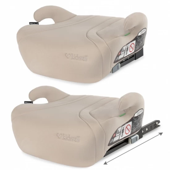 Inaltator auto cu Isofix pentru copii 125-150 cm Kidwell Bono - Beige
