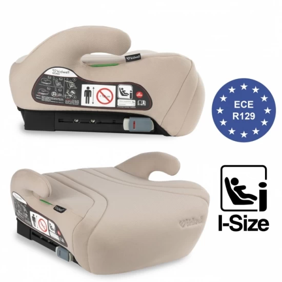 Inaltator auto cu Isofix pentru copii 125-150 cm Kidwell Bono - Beige