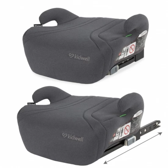 Inaltator auto cu Isofix 125-150 cm Kidwell Bono Gray
