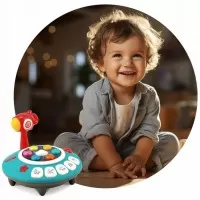 Jucarie interactiva cu ciocan, sunete si lumini Ricokids RK-753