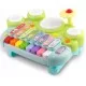 Jucarie educativa cu xilofon, pian, tobe si lumini Ricokids RK-751 Jucarie educativa cu xilofon, pian, tobe si lumini Ricokids RK-751