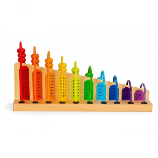 Jucarie educativa din lemn ABAC Ecotoys Jucarie educativa din lemn ABAC Ecotoys