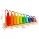 Jucarie educativa din lemn ABAC Ecotoys Jucarie educativa din lemn ABAC Ecotoys
