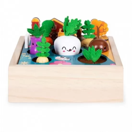 Jucarie Interactiva de lemn sub forma de ferma Ecotoys ME513 Jucarie Interactiva de lemn sub forma de ferma Ecotoys ME513