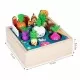 Jucarie Interactiva de lemn sub forma de ferma Ecotoys ME513 Jucarie Interactiva de lemn sub forma de ferma Ecotoys ME513