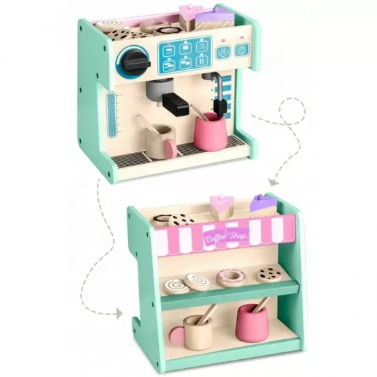 Jucarie din lemn Coffee Shop Ricokids 785100 - Mint Jucarie din lemn Coffee Shop Ricokids 785100 - Mint