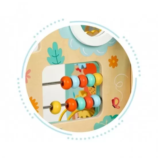 Jucarie interactiva din lemn sub forma de copac cu diverse activitati Ecotoys 1045 Jucarie interactiva din lemn sub forma de copac cu diverse activitati Ecotoys 1045
