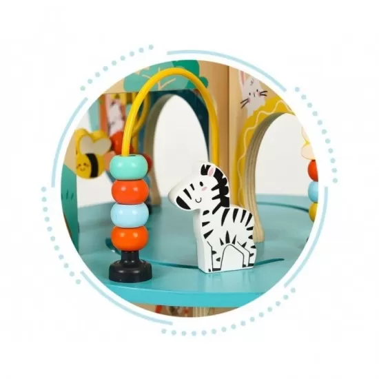 Jucarie interactiva din lemn sub forma de copac cu diverse activitati Ecotoys 1045 Jucarie interactiva din lemn sub forma de copac cu diverse activitati Ecotoys 1045