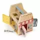 Jucarie educativa din lemn sub forma de cub cu sortator Ecotoys Jucarie educativa din lemn sub forma de cub cu sortator Ecotoys
