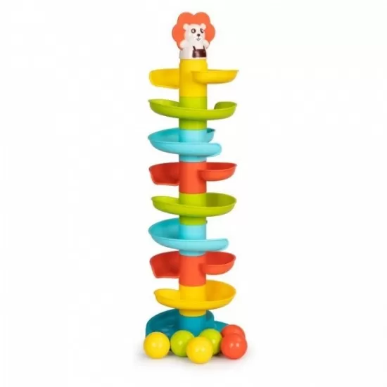 Jucarie interactiva pentru copii tip turn cu bile Huanger HE0292
