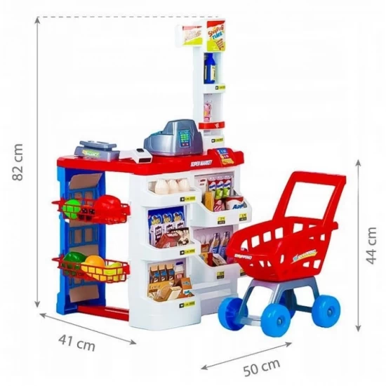 Jucarie interactiva stand Supermarket Ecotoys HC238741 Jucarie interactiva stand Supermarket Ecotoys HC238741