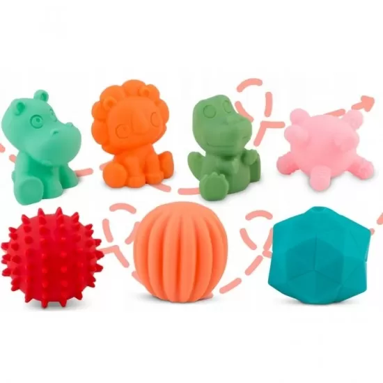 Set jucarii pentru baie cu diverse forme 24 piese Ricokids RK-756 Set jucarii pentru baie cu diverse forme 24 piese Ricokids RK-756