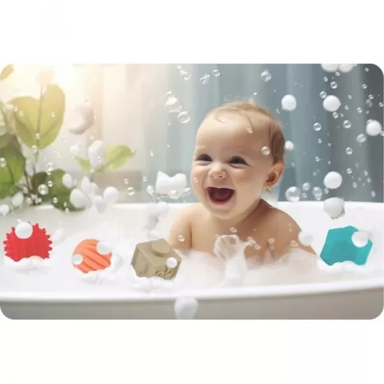 Set jucarii pentru baie cu diverse forme 24 piese Ricokids RK-756 Set jucarii pentru baie cu diverse forme 24 piese Ricokids RK-756