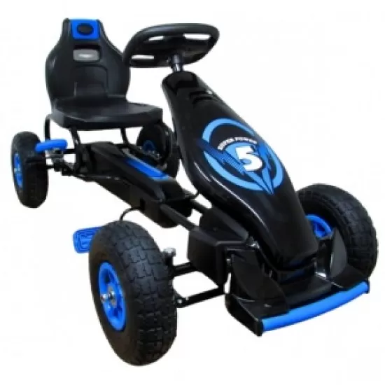Kart cu pedale Gokart, 4-10 ani, roti gonflabile, G8 R-Sport - Albastru Kart cu pedale Gokart, 4-10 ani, roti gonflabile, G8 R-Sport - Albastru