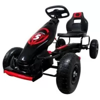 Kart cu pedale Gokart 4-10 ani cu roti gonflabile G8 R-Sport - Rosu