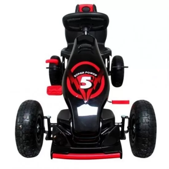 Kart cu pedale Gokart 4-10 ani cu roti gonflabile G8 R-Sport - Rosu Kart cu pedale Gokart 4-10 ani cu roti gonflabile G8 R-Sport - Rosu