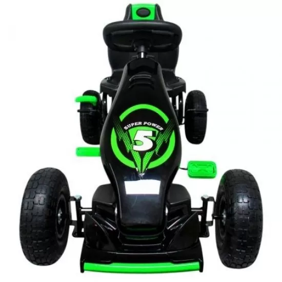 Kart cu pedale Gokart 4-10 ani roti gonflabile G8 R-Sport - Verde