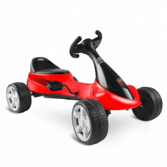Kart cu pedale si roti din plastic dur, varsta 3-7 ani, Gokart RK-595 Ricokids 759500, Rosu Kart cu pedale si roti din plastic dur, varsta 3-7 ani, Gokart RK-595 Ricokids 759500, Rosu