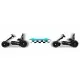 Kart cu pedale si roti gonflabile, Gokart RK-591, Ricokids - Negru Kart cu pedale si roti gonflabile, Gokart RK-591, Ricokids - Negru