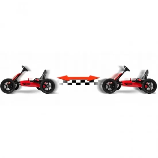 Kart cu pedale si roti gonflabile, Gokart RK-592 Ricokids 759201, Rosu Kart cu pedale si roti gonflabile, Gokart RK-592 Ricokids 759201, Rosu
