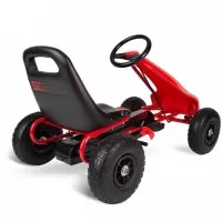 Kart cu pedale si roti gonflabile Gokart RK-593 Ricokids 759300 Rosu