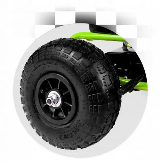 Kart cu pedale si roti gonflabile Gokart RK-594 Ricokids 759402 Verde Kart cu pedale si roti gonflabile Gokart RK-594 Ricokids 759402 Verde