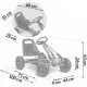 Kart cu pedale si roti gonflabile Gokart RK-594 Ricokids 759402 Verde Kart cu pedale si roti gonflabile Gokart RK-594 Ricokids 759402 Verde