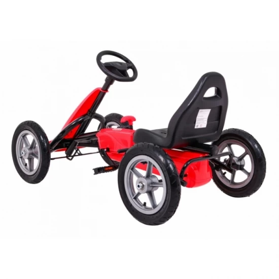 Kart cu pedale si roti gonflabile Gokart Star - Rosu Kart cu pedale si roti gonflabile Gokart Star - Rosu