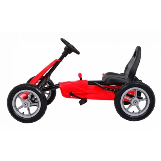 Kart cu pedale si roti gonflabile Gokart Star - Rosu Kart cu pedale si roti gonflabile Gokart Star - Rosu