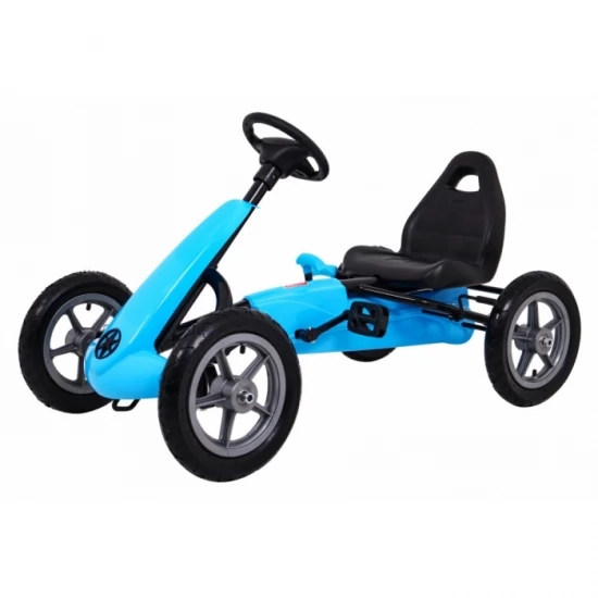 Kart cu pedale si roti gonflabile Gokart Star - Albastru Kart cu pedale si roti gonflabile Gokart Star - Albastru