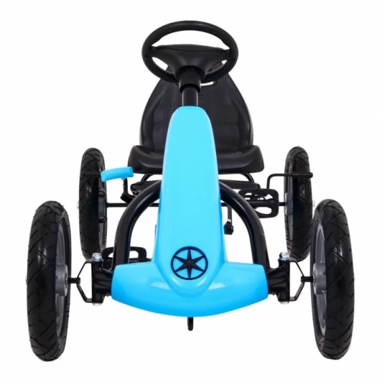 Kart cu pedale si roti gonflabile Gokart Star - Albastru Kart cu pedale si roti gonflabile Gokart Star - Albastru