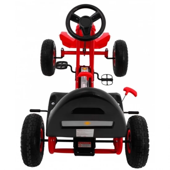 Kart cu pedale si roti gonflabile, varsta 3 ani+, 114x59x63 cm, Gokart Champion - Rosu Kart cu pedale si roti gonflabile, varsta 3 ani+, 114x59x63 cm, Gokart Champion - Rosu