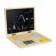 Laptop educational din lemn cu magnet si taste din lemn Ecotoys G068 - Roz Laptop educational din lemn cu magnet si taste din lemn Ecotoys G068 - Roz