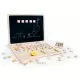 Laptop educational din lemn cu magnet si taste din lemn Ecotoys G068 - Alb Laptop educational din lemn cu magnet si taste din lemn Ecotoys G068 - Alb