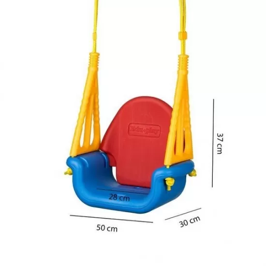 Leagan convertibil 3 în 1 Ecotoys - Albastru cu Rosu Leagan convertibil 3 în 1 Ecotoys - Albastru cu Rosu