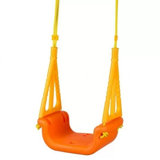 Leagan convertibil 3 în 1 Ecotoys - Portocaliu cu Verde Leagan convertibil 3 în 1 Ecotoys - Portocaliu cu Verde