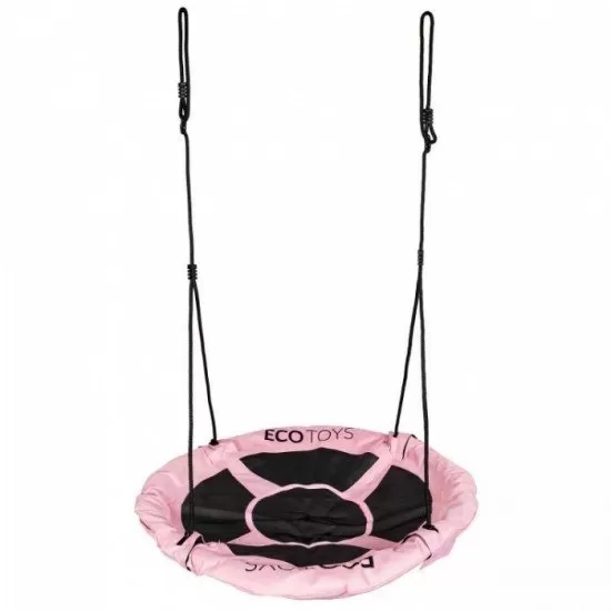 Leagan de gradina Ecotoys Boc110 pentru copii 110 cm 150 kg Roz Leagan de gradina Ecotoys Boc110 pentru copii 110 cm 150 kg Roz