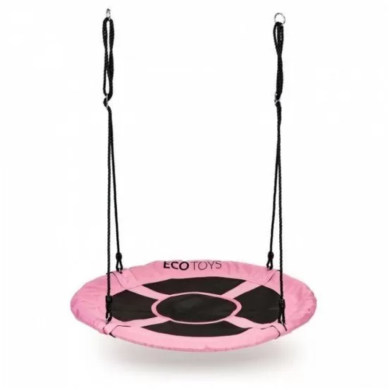 Leagan de gradina Ecotoys Boc110 pentru copii 110 cm 150 kg Roz Leagan de gradina Ecotoys Boc110 pentru copii 110 cm 150 kg Roz
